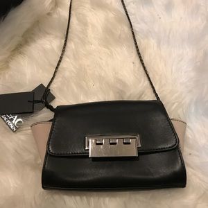 Black and Nude Zac Posen Eartha Mini Crossbody